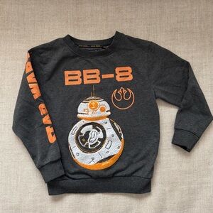 Star Wars Official BB-8 sweatshirt size 6